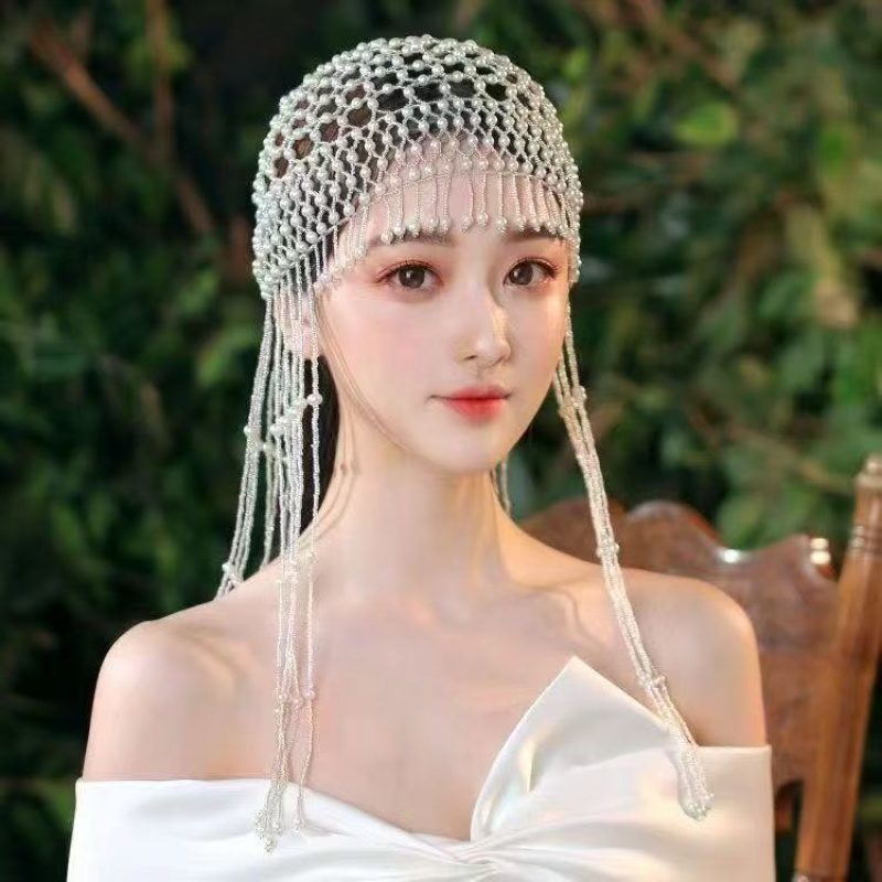 Women'S Hair Accessories Wedding - Vintage Ręcznie Robiony Ozdobny Wstążkowy Akcesorium