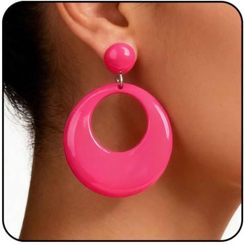 Women'S Accessories In The 60S - Kolczyki damskie lata 60. 70. Akrylowe