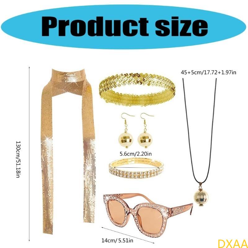 Women'S Accessories In The 60S - DXAA 60s 70s 80s Disco Akcesoria