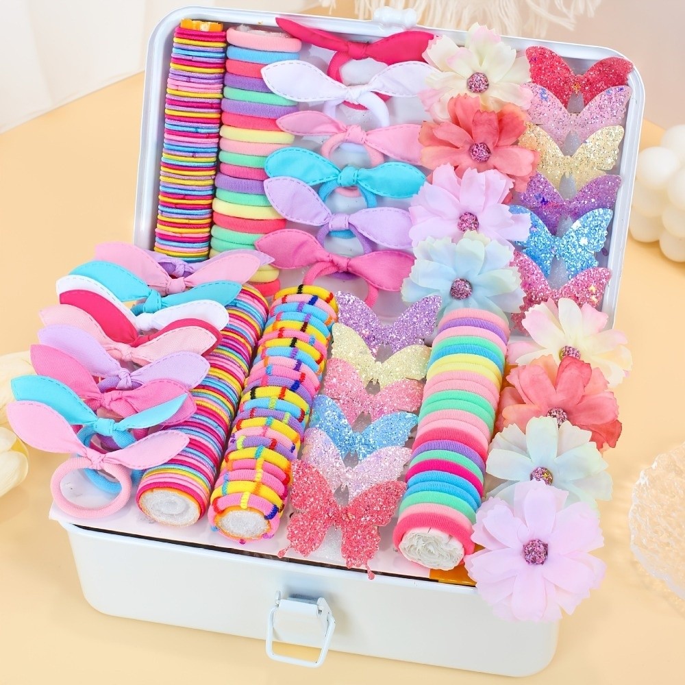 Women Accessories Picture - Nowy Zestaw Elastycznych Akcesoriów do Włosów