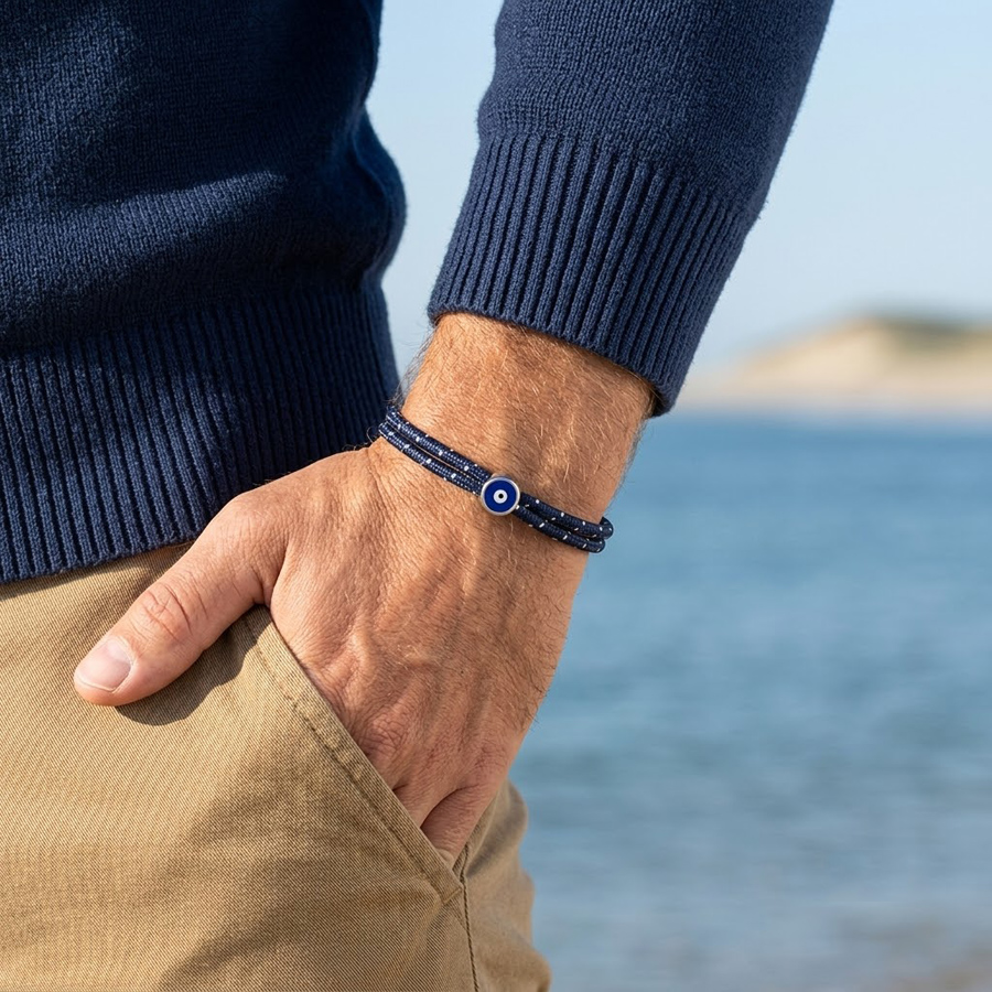 Evil Eye Bracelet - Proste tureckie bransoletki z okiem proroka