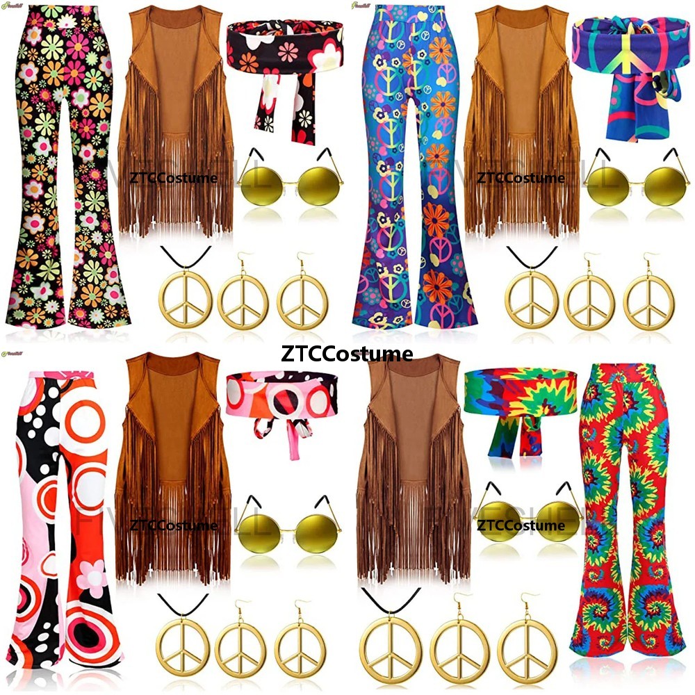 Women'S Accessories In The 60S - Strój Hippie Damski Lata 60. 70.