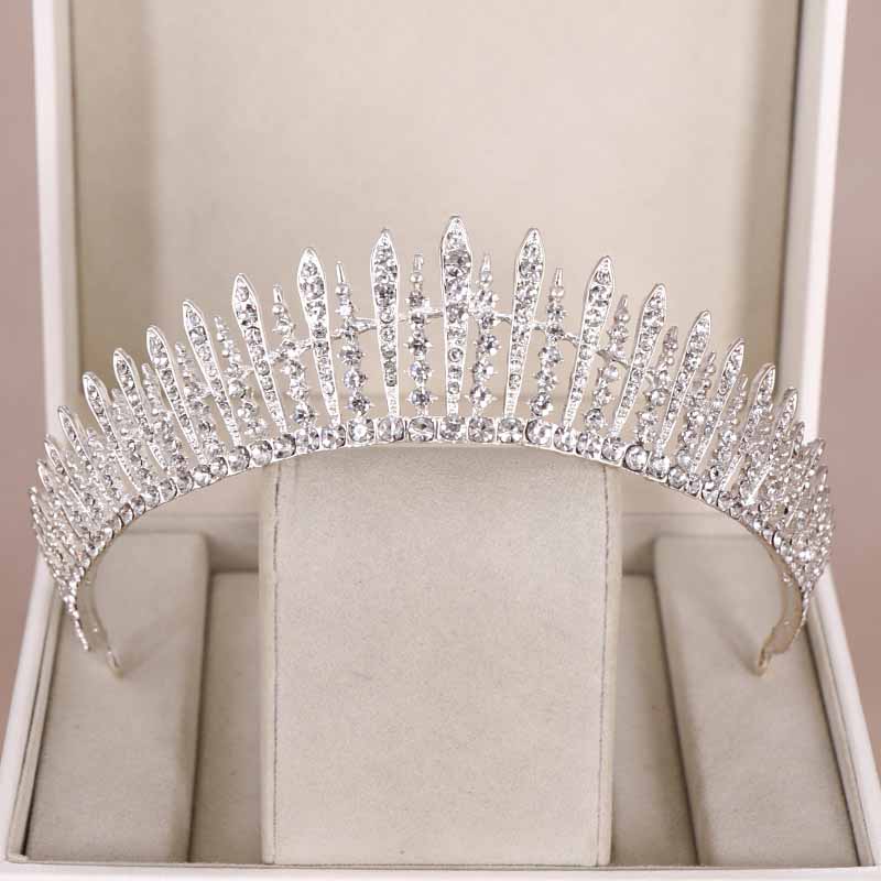 Women'S Hair Accessories Wedding - Elegancka korona ślubna, ozdobne akcesoria do