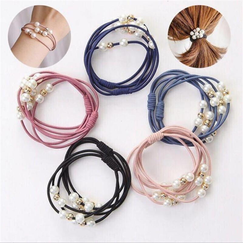 Women Accessories Wholesale China - 10 sztuk podstawowe węzeł perły elastyczne
