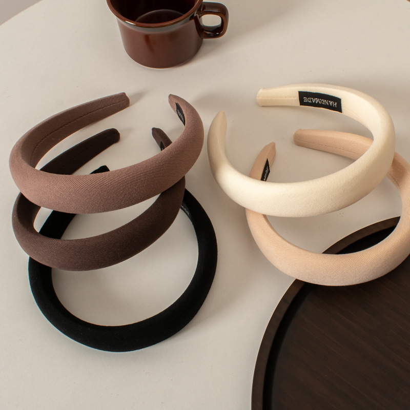 Women'S Accessories Go Outdoors - Szeroka materiałowa opaska do włosów jesienno-zimowa