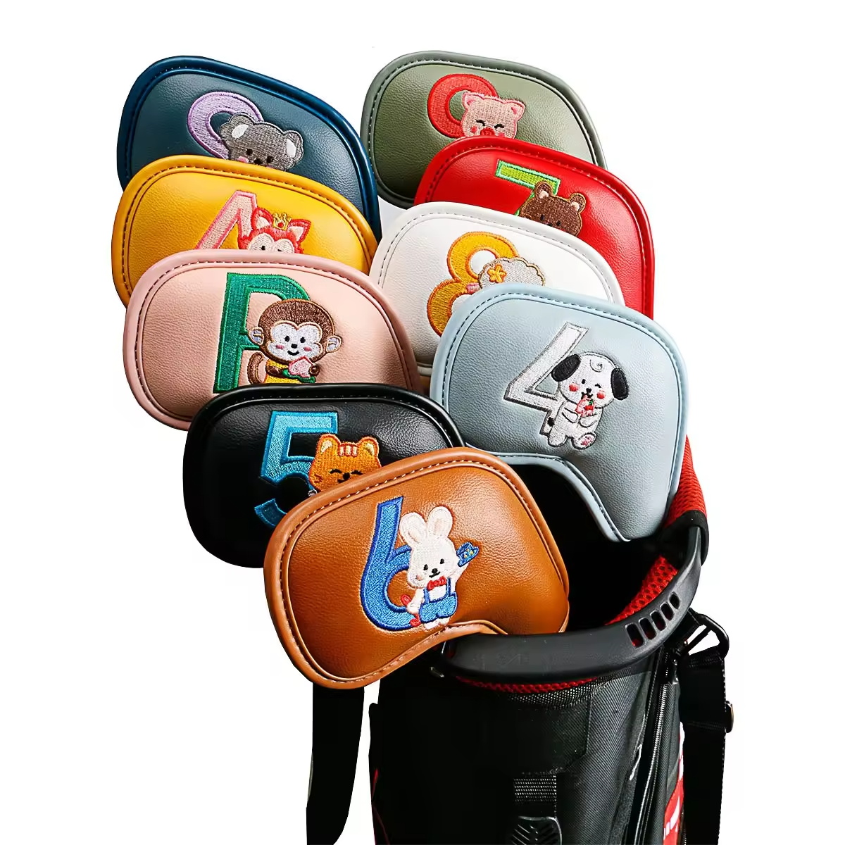 Women'S Golf Accessories - 9 szt. Urocze pokrowce na główki