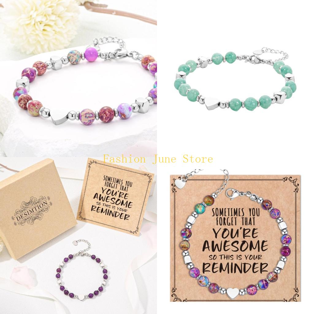 Women Accessories Meaning - N5KA Kolorowa bransoletka z koralików z