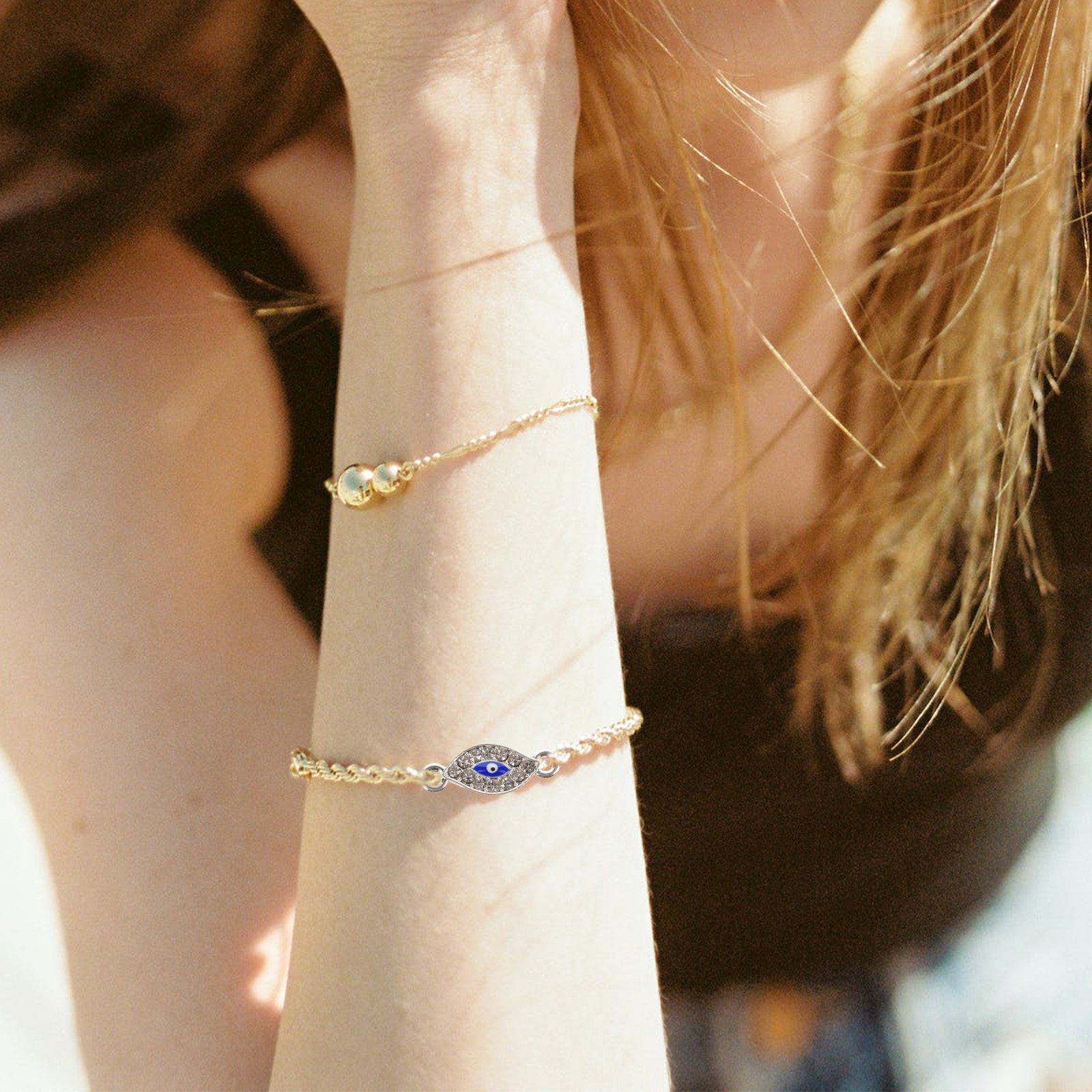 Evil Eye Bracelet - 20 szt. Zawieszek Oko Proroka ze