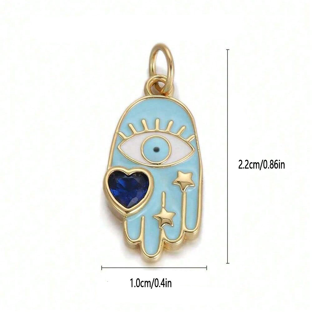 1 szt. Miedziany, platerowany  – Evil Eye Bracelet recenzja i cena
