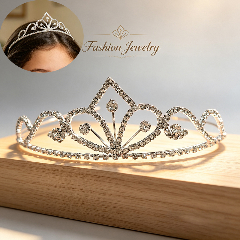 Srebrna Korona Ślubna z Cyrkon – Women'S Accessories List recenzja i cena