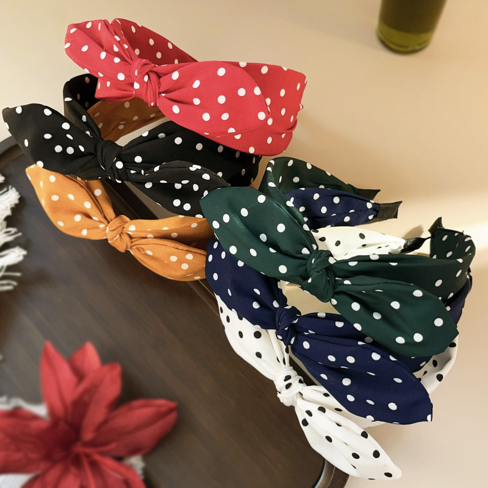 Boho kropki szerokie opaski do – Women Accessories Wholesale China recenzja i cena