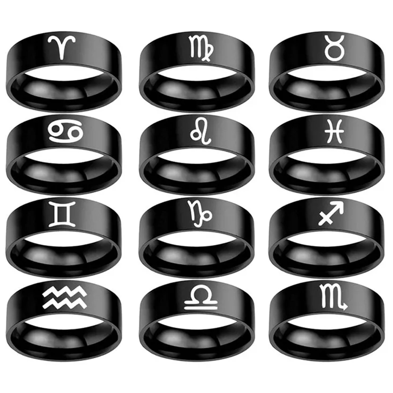 Pierścionki ze znakami zodiaku – Women Accessories Name In English recenzja i cena