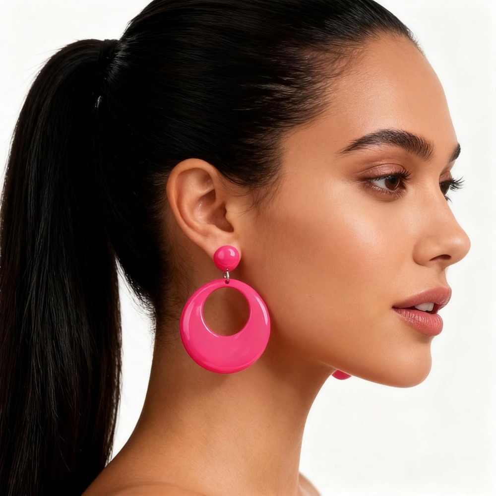 Kolczyki damskie lata 60. 70.  – Women'S Accessories In The 60S recenzja i cena