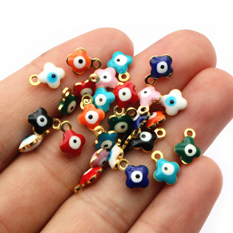 20 szt. Emaliowane zawieszki w – Evil Eye Bracelet recenzja i cena