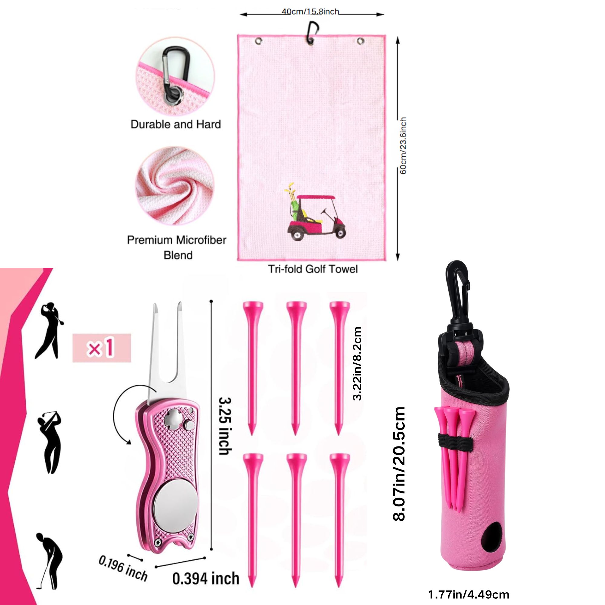10-częściowy zestaw akcesoriów – Women'S Golf Accessories recenzja i cena
