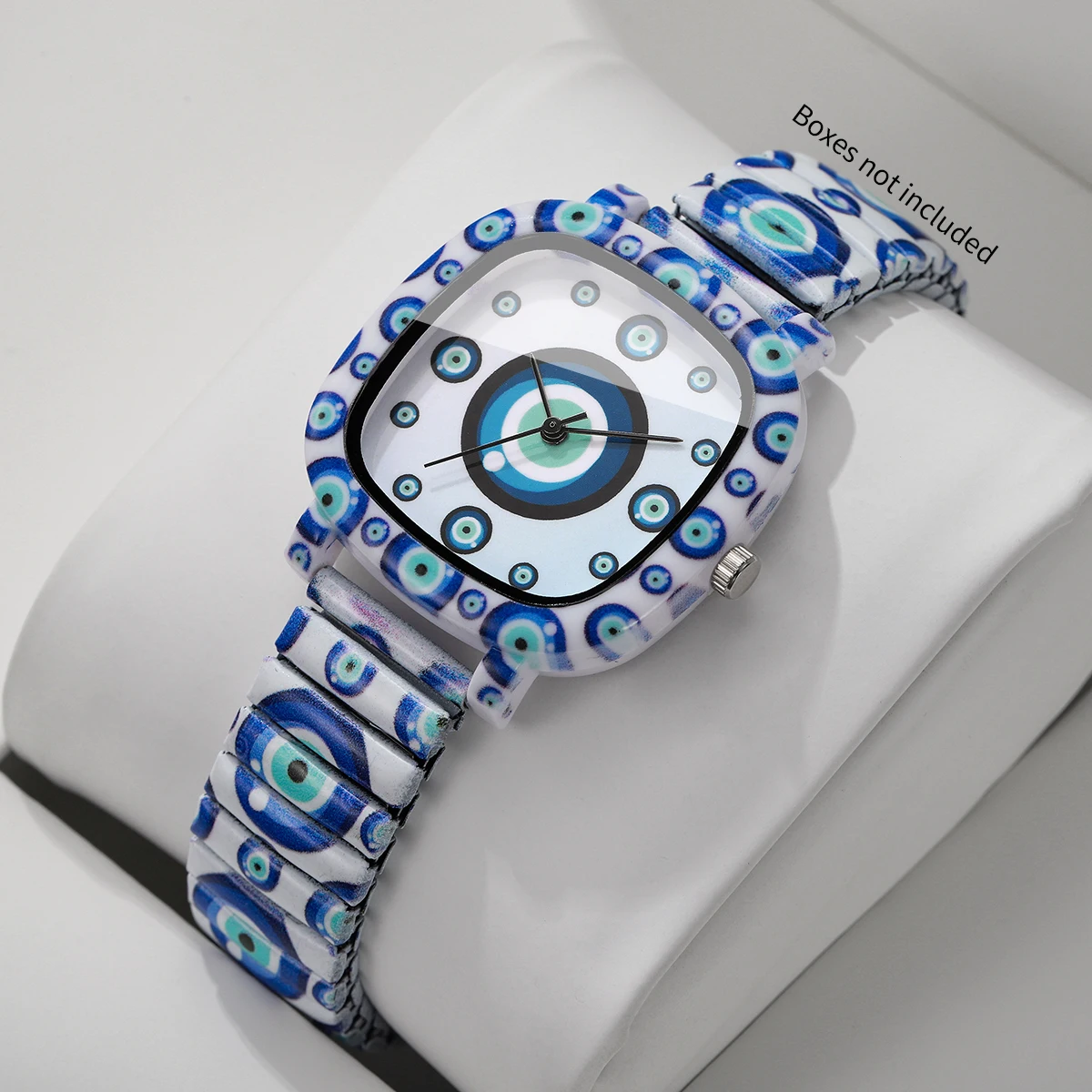 Modne damskie zegarki z niebie – Evil Eye Bracelet recenzja i cena