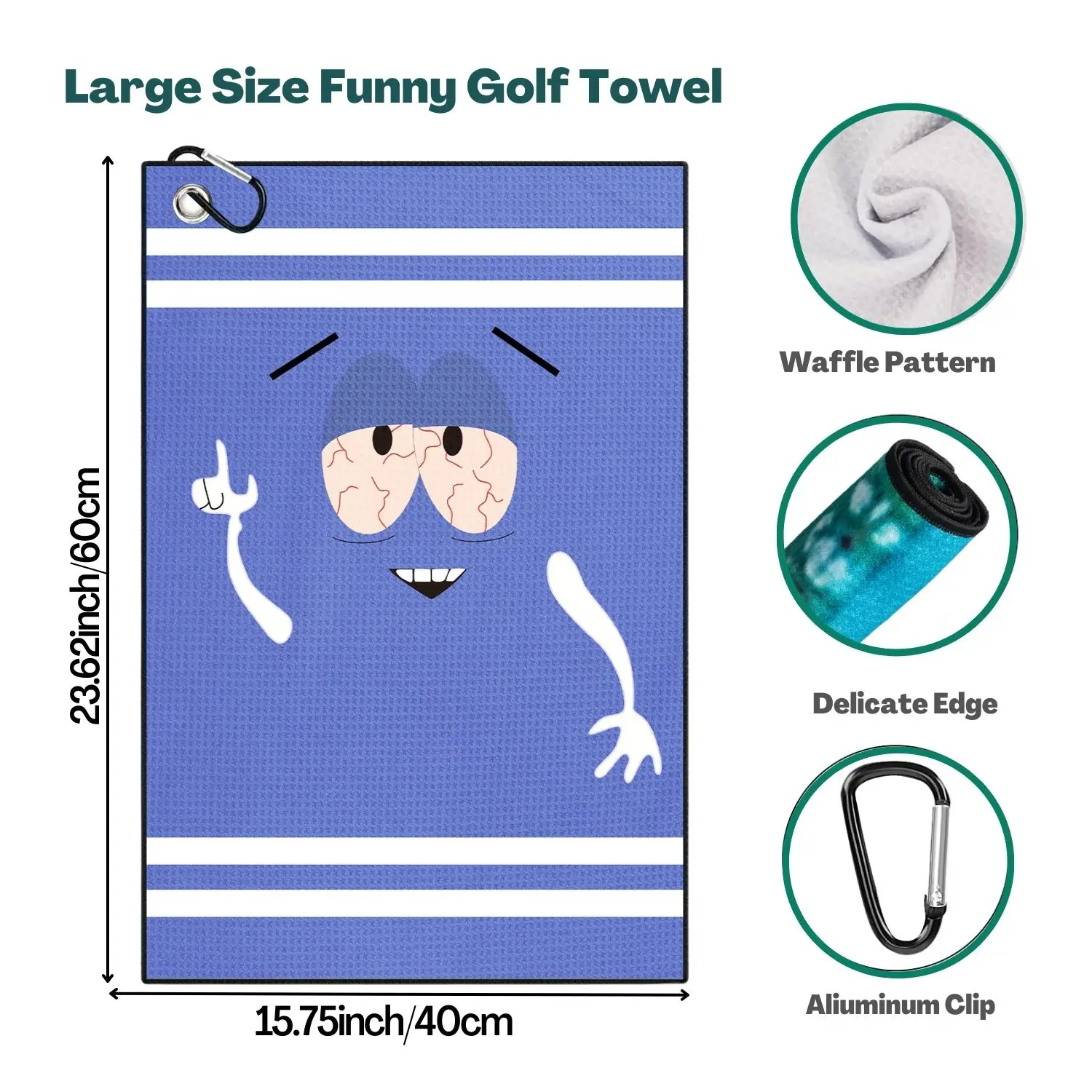 Zabawny ręcznik golfowy z mikr – Women'S Golf Accessories recenzja i cena