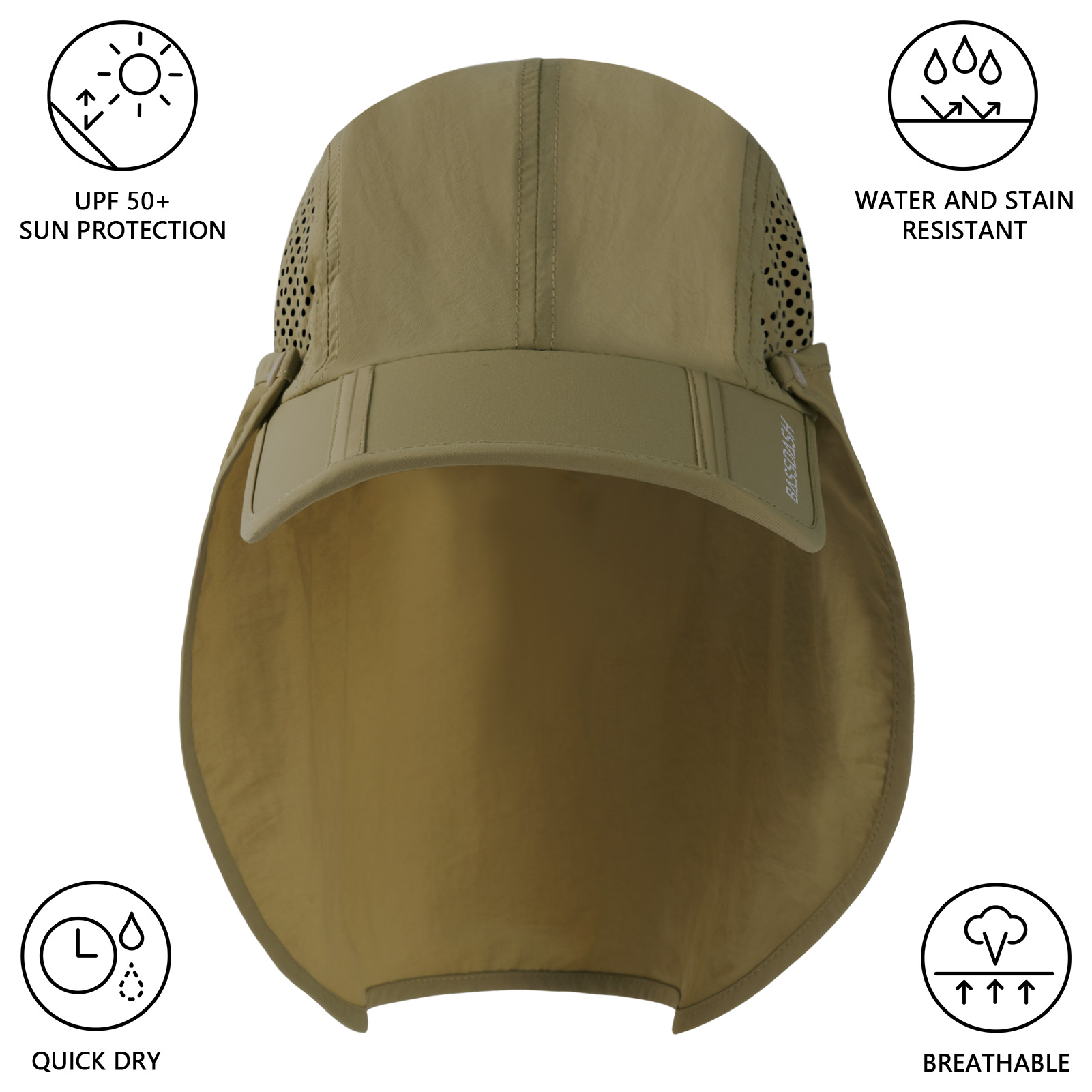 BASSDASH UPF 50+ składana czap – Women'S Golf Accessories recenzja i cena