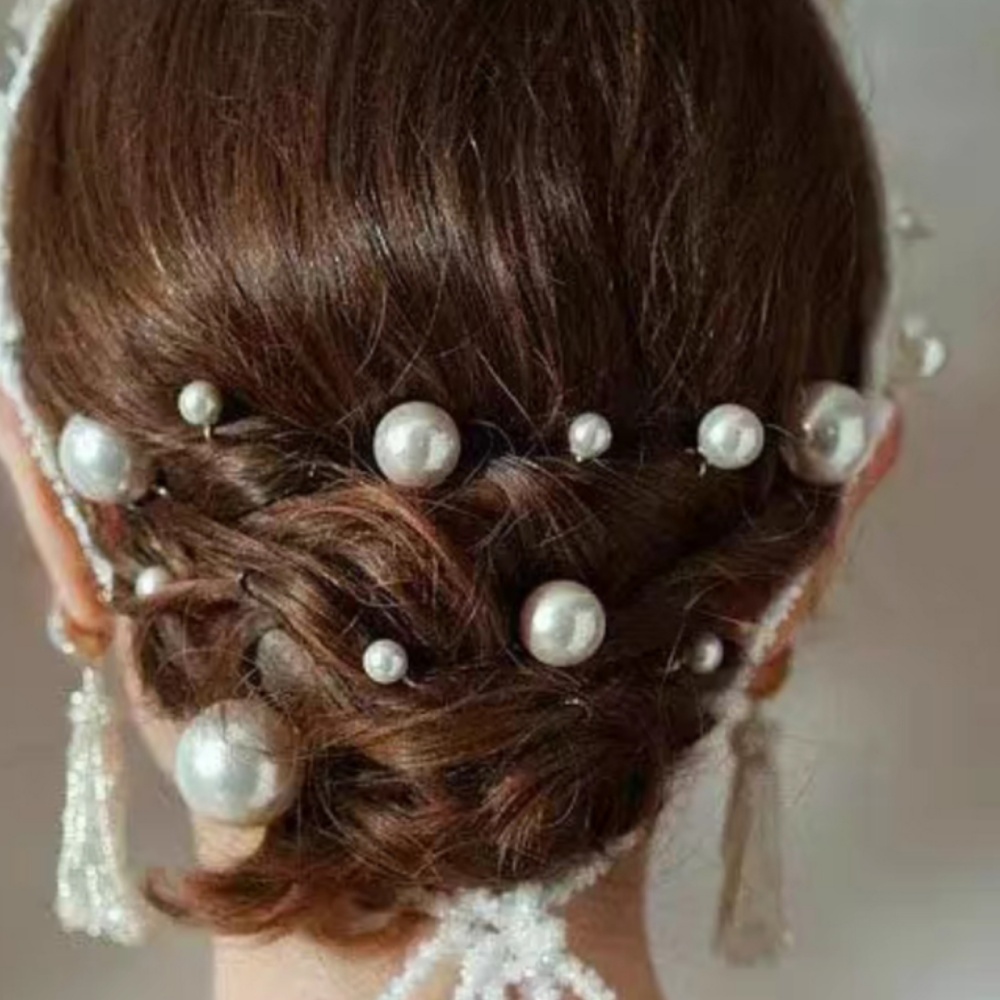 Zestaw spinek do włosów z perł – Women'S Hair Accessories Wedding recenzja i cena