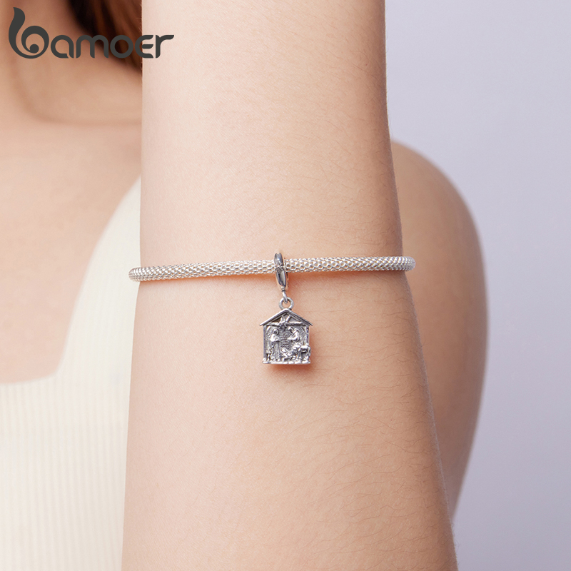 Bamoer Srebro Próby 925 Jezus  – Evil Eye Bracelet recenzja i cena