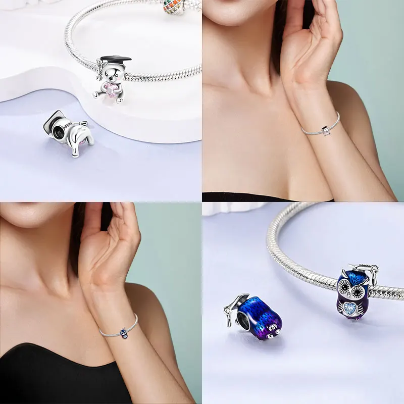 Koraliki z motywem ukończenia  – Women Accessories Meaning recenzja i cena