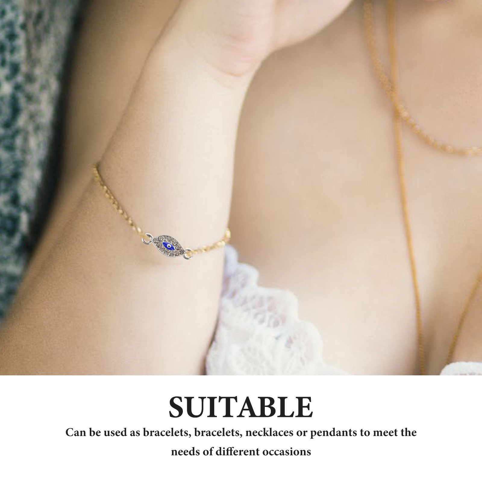 20 szt. Zawieszek Oko Proroka  – Evil Eye Bracelet recenzja i cena